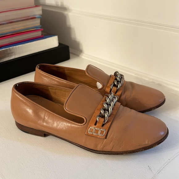 Celine Tan Loafers with Chain - 37 - Picture 4 of 8